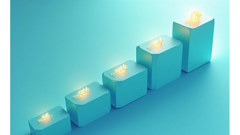 Illustration of a clear roadmap with milestones and upward progress, representing program implementation